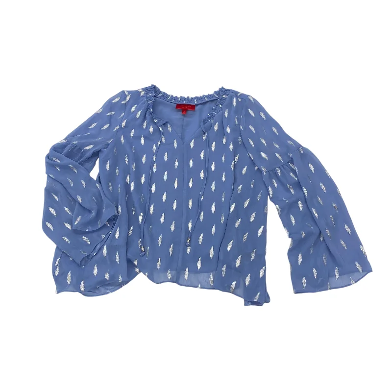 Top Ls By Jennifer Lopez In Blue, Size:S