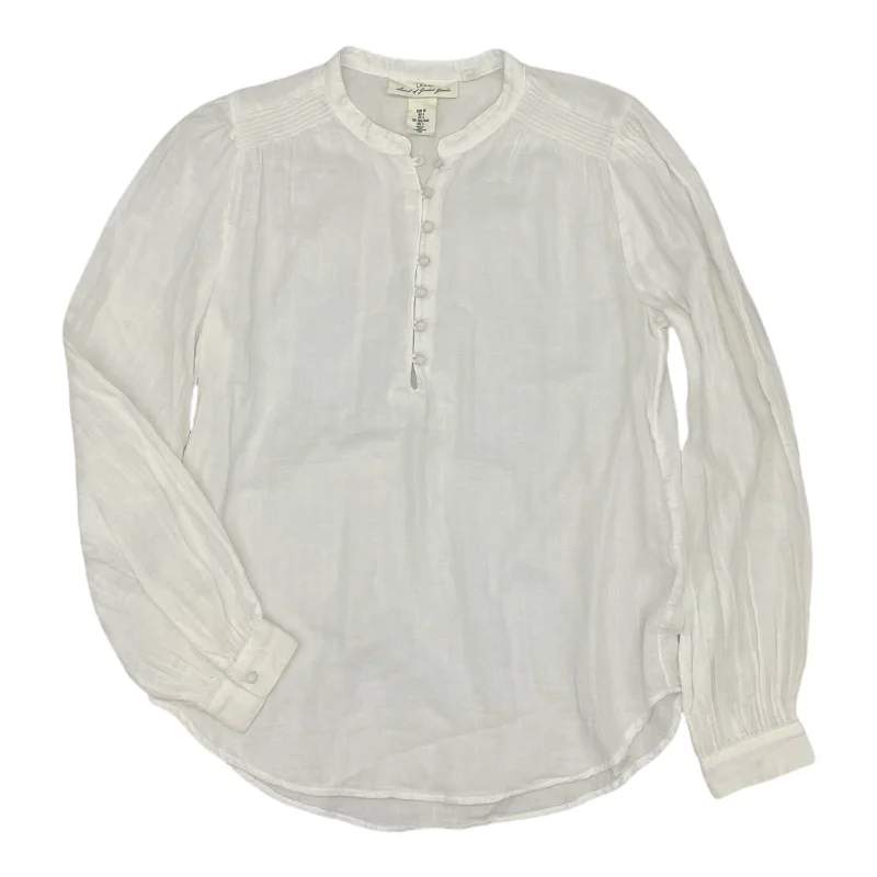 Buy Now Top Ls By Logg In White, Size:S
