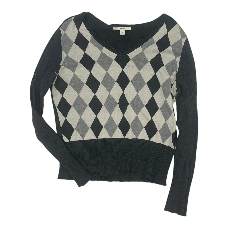 Don't Wait Top Ls By Merona In Grey, Size:L