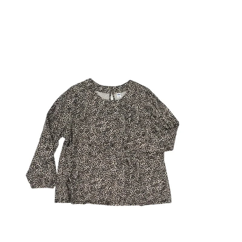 Instant Discount Top Ls By Old Navy In Animal Print, Size:2X