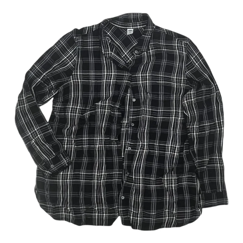 Deal Dash Top Ls By Old Navy In Black, Size:Xl