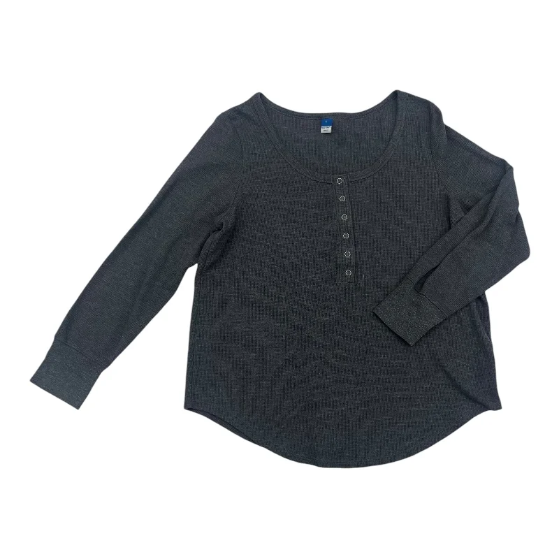 Exclusive Savings Top Ls By Old Navy In Grey, Size:L