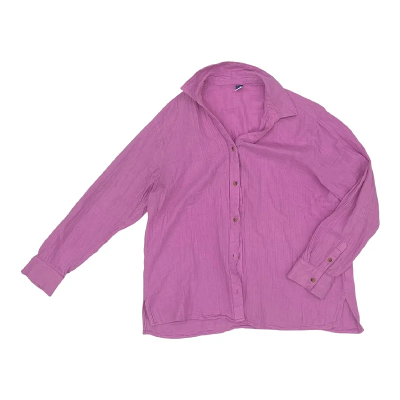Price Break Top Ls By Old Navy In Purple, Size:M