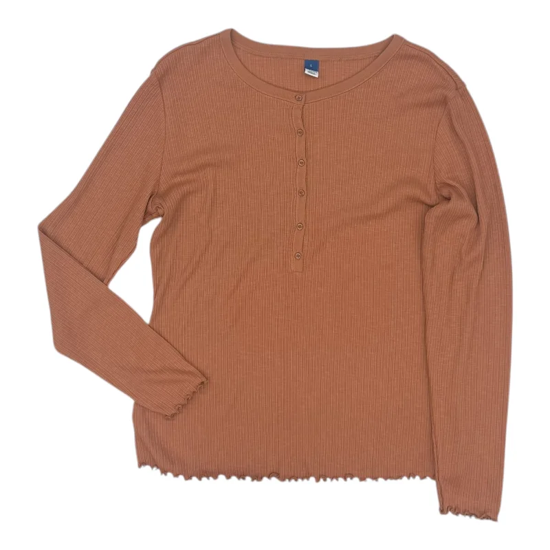 Today’s Deal Top Ls By Old Navy In Tan, Size:L