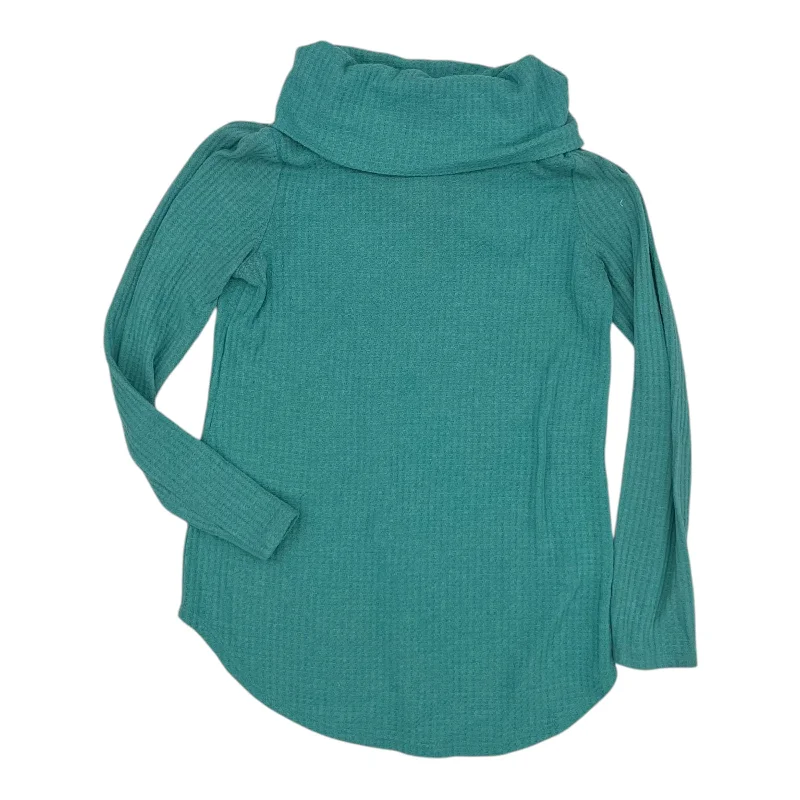 Year-End Sale Top Ls By Sonoma In Green, Size:S