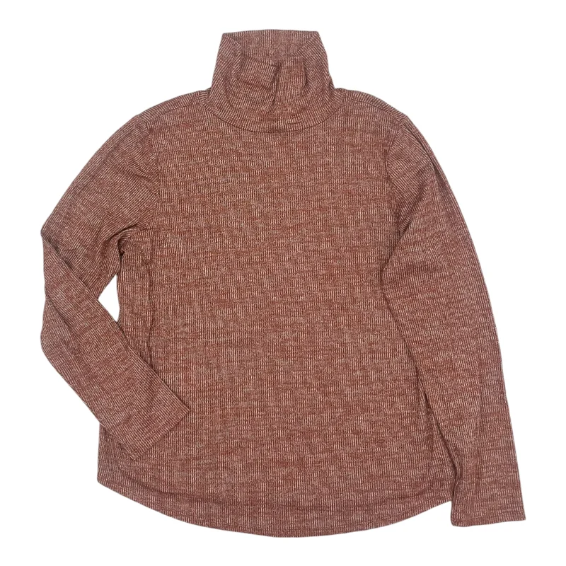 Price Cut Top Ls By Sonoma In Orange, Size:2X