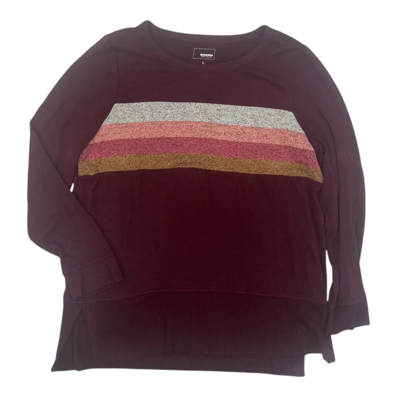 Major Savings Top Ls By Sonoma In Red, Size:L