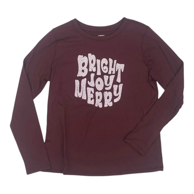 Early Bird Discount Top Ls By Sonoma In Red, Size:Sp