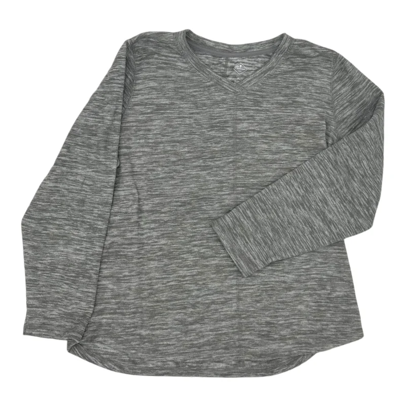 Act Now Top Ls By St Johns Bay In Grey, Size:Xl