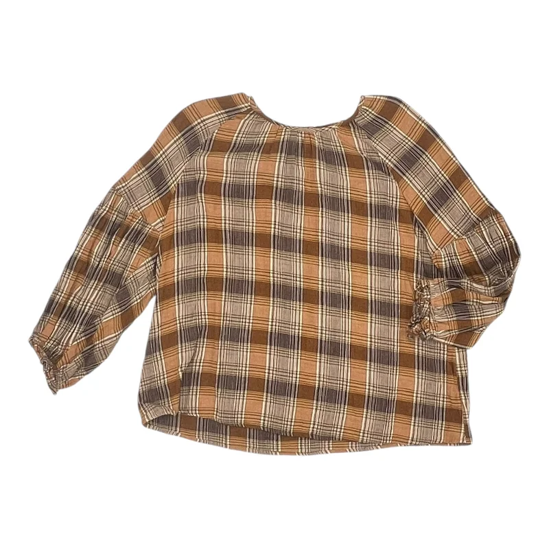Deal of the Week Top Ls By Universal Thread In Brown, Size:Xl