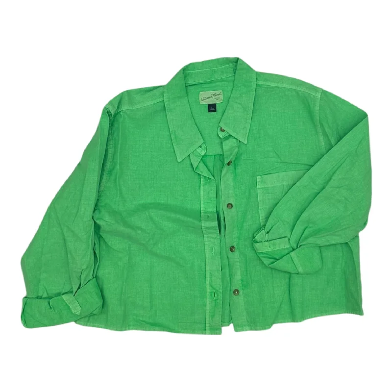 Massive Deals Top Ls By Universal Thread In Green, Size:L