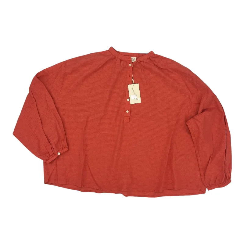 Exclusive Access Top Ls By Universal Thread In Orange, Size:Xl