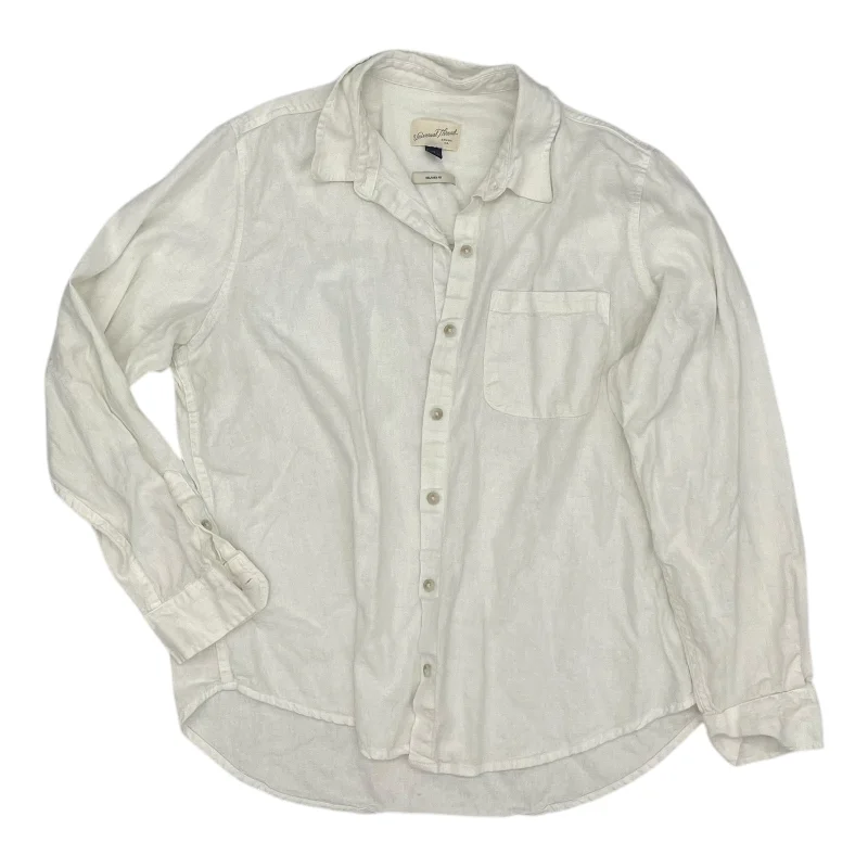 Holiday Sale Top Ls By Universal Thread In White, Size:M