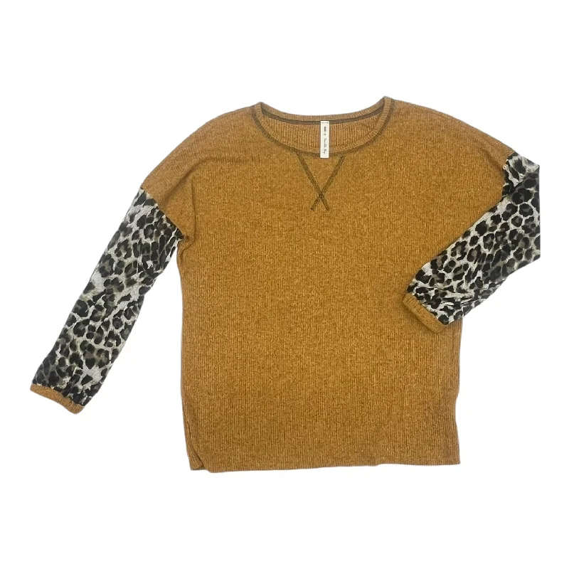 Special Offer Top Ls By Vanilla Bay In Yellow, Size:M