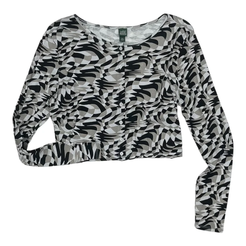 Special Savings Top Ls By Wild Fable In Black & Tan, Size:Xxl