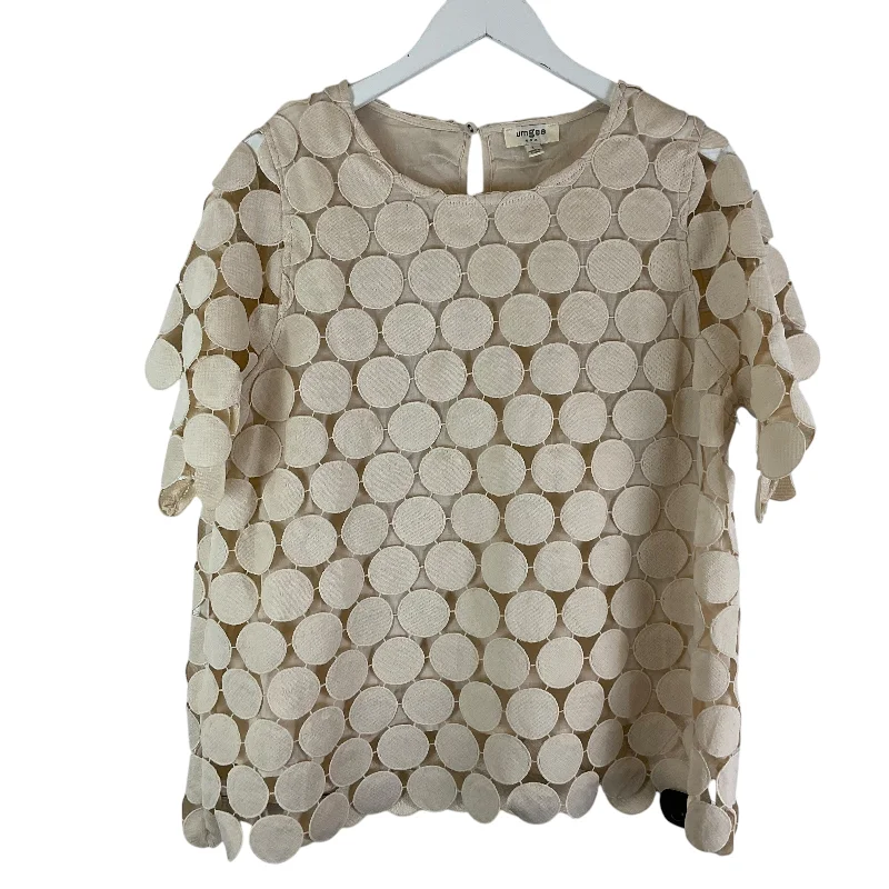 Deal of the Week Top Short Sleeve Basic By Umgee In Brown, Size: L