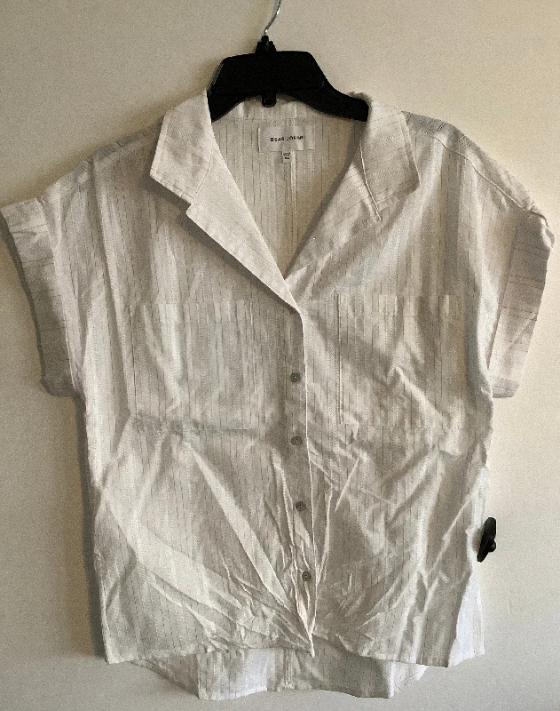 Get It Before It’s Gone Top Short Sleeve By Dear John In White, Size: Xs