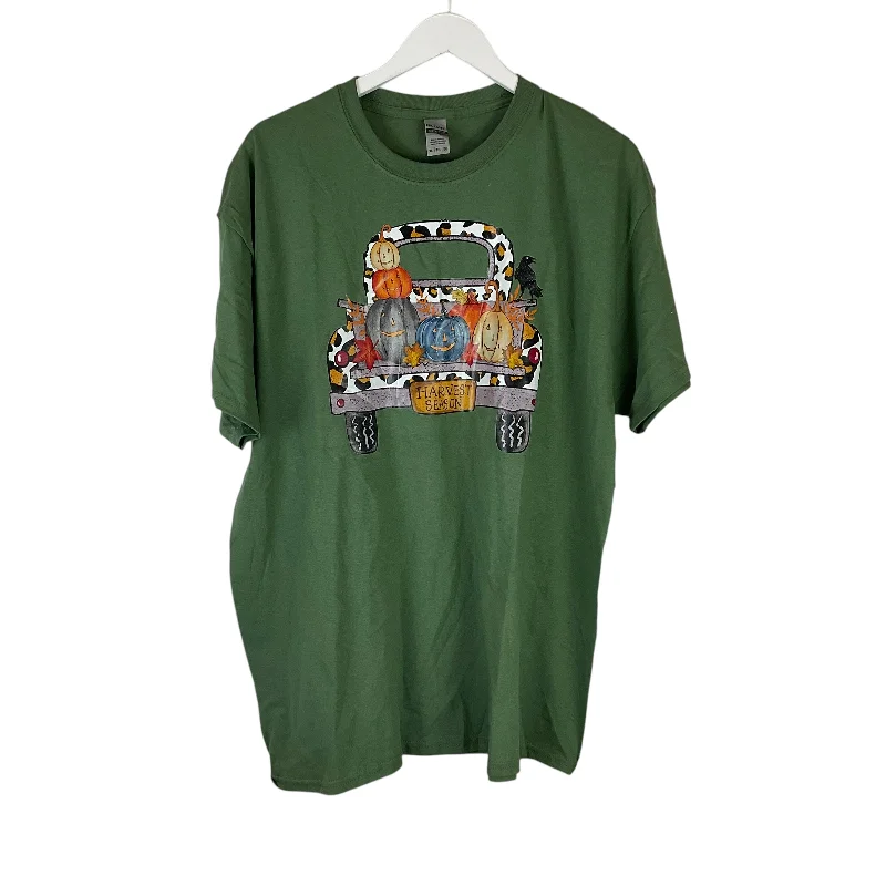 Don't Wait Top Short Sleeve By Gildan In Green, Size: Xl