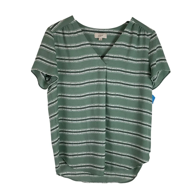 Weekend Special Top Short Sleeve By Loft In Green, Size: S