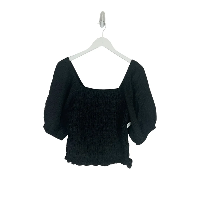 Bonus Savings Top Short Sleeve By Old Navy In Black, Size: M