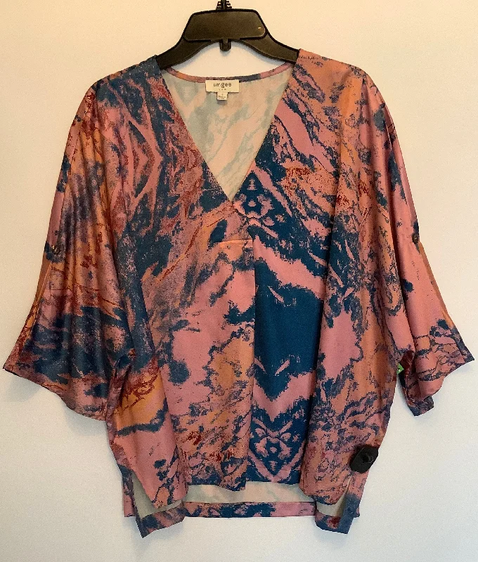 Bonus Savings Top Short Sleeve By Umgee In Pink, Size: S