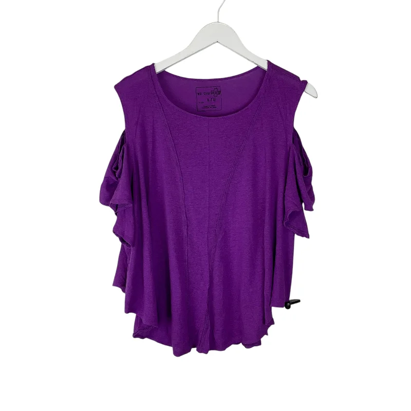 Year-End Sale Top Short Sleeve By We The Free In Purple, Size: L