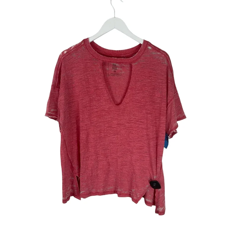 Exclusive Preview Top Short Sleeve By We The Free In Red, Size: Xs