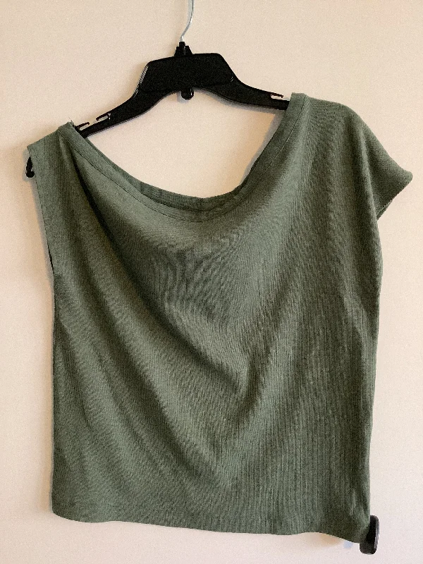 Seasonal Sale Top Sleeveless By Chaser In Green, Size: S