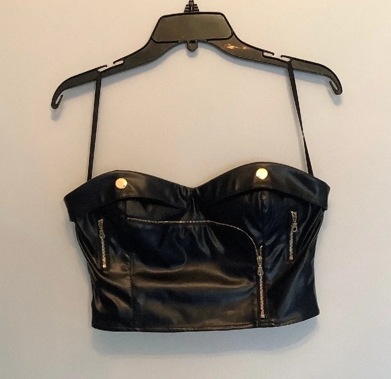 Bargain Bin Top Sleeveless By Cmc In Black, Size: M