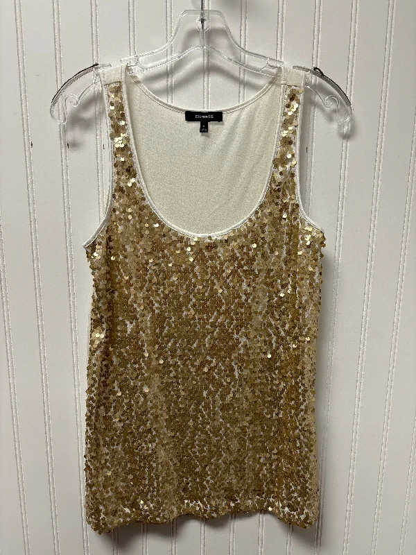 Limited Edition Top Sleeveless By Express In White, Size: M