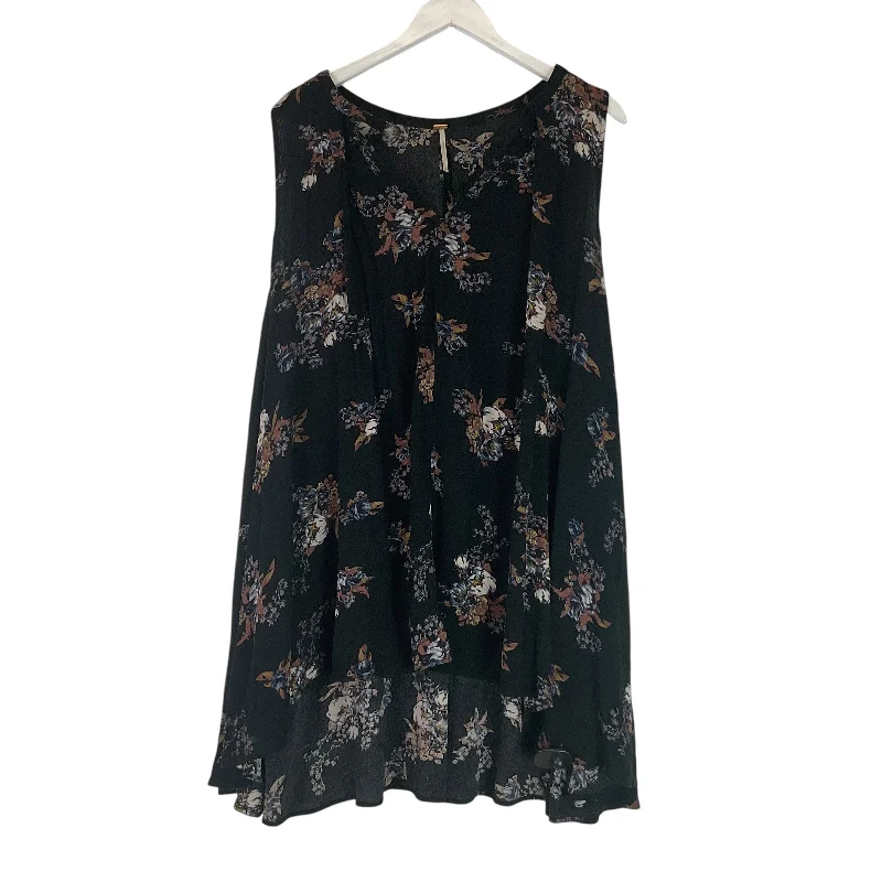 Savings Bonanza Top Sleeveless By Free People In Black, Size: L