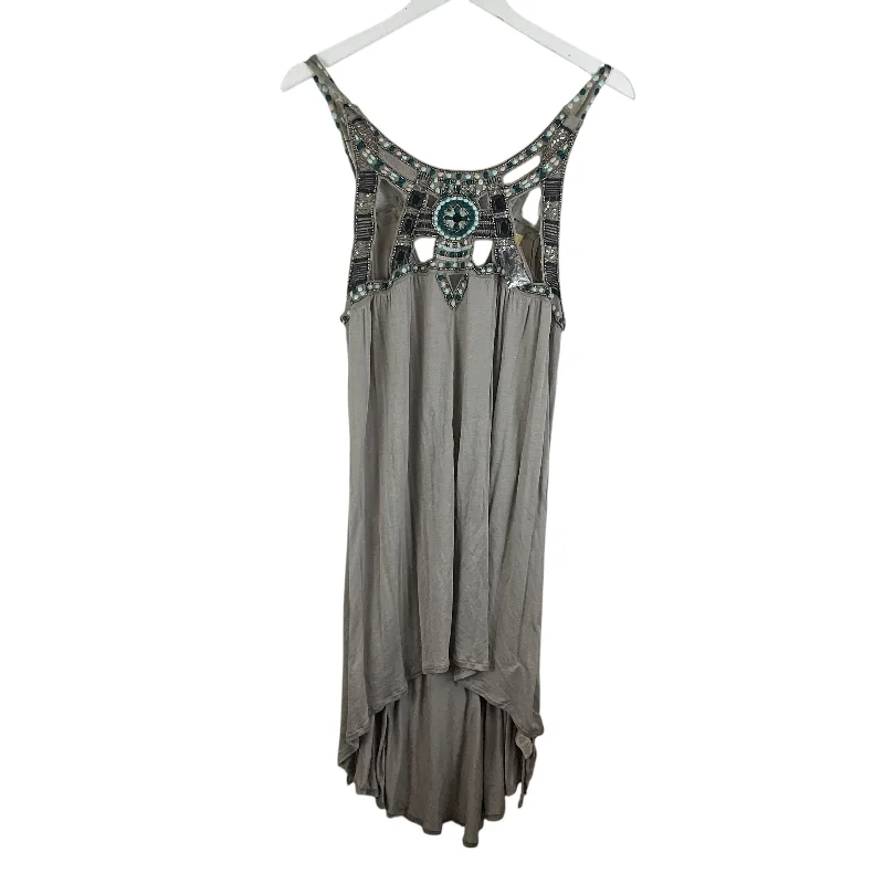 Limited Quantity Top Sleeveless By Free People In Grey, Size: L