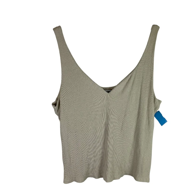 Exclusive Savings Top Sleeveless By H&m In Cream, Size: Xxl