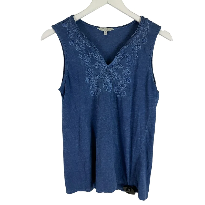 Exclusive Online Offer Top Sleeveless By Lucky Brand In Blue, Size: S