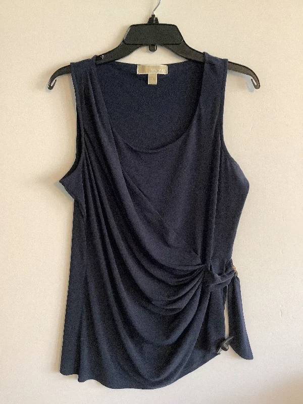 Last Chance Top Sleeveless By Michael By Michael Kors In Navy, Size: L