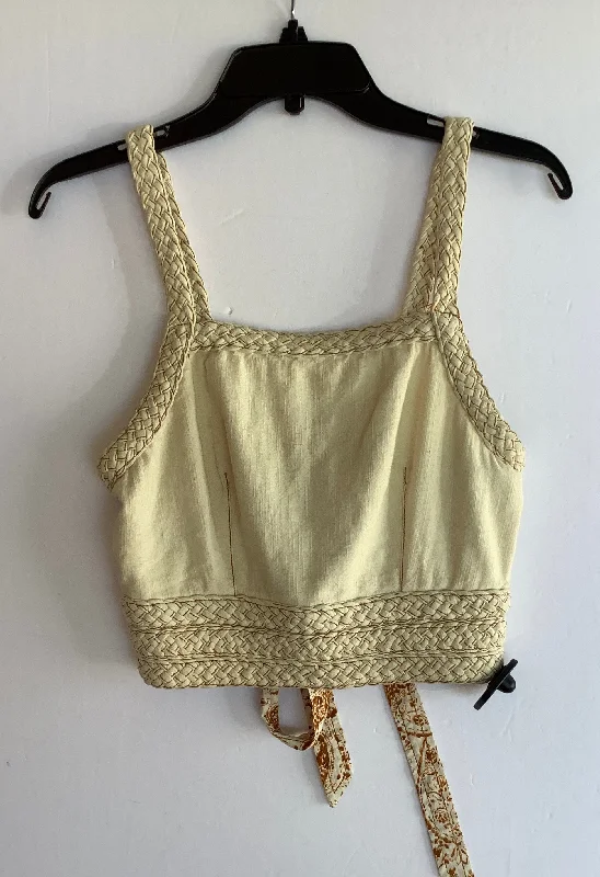 Blowout Sale Top Sleeveless By Pilcro In Cream, Size: Xs