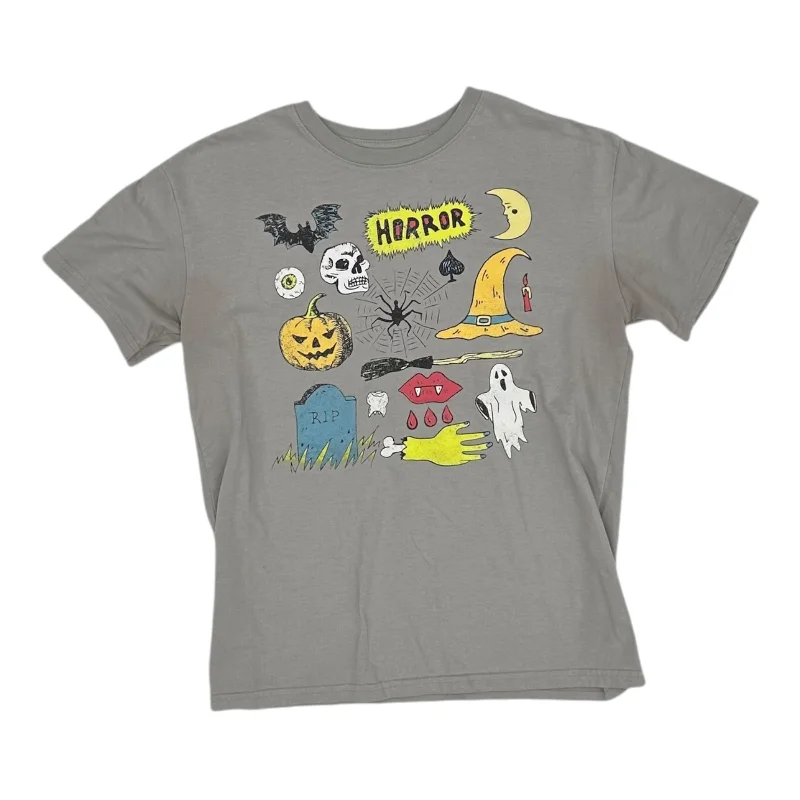 Price Break Top Ss By Modern Lux In Grey, Size:M