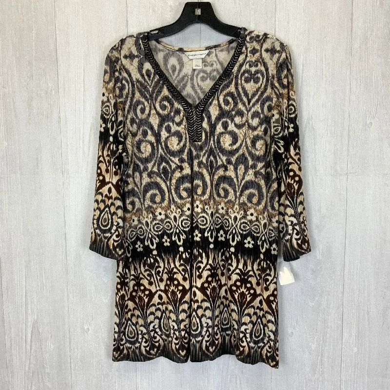 Take Advantage Tunic 3/4 Sleeve By Christopher And Banks  Size: L