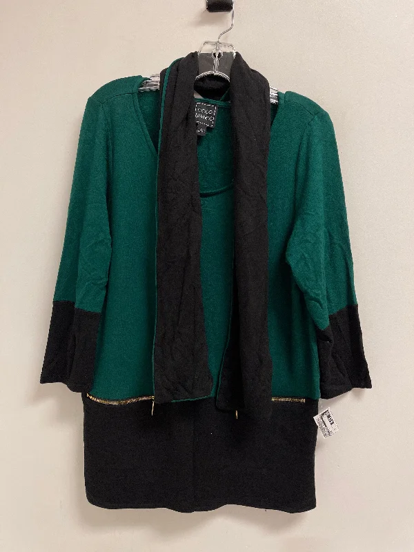 Flash Deals Tunic Long Sleeve By Coco Bianco In Green, Size: L