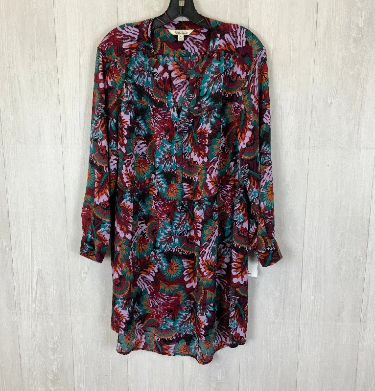 Tunic Long Sleeve By The Pioneer Woman In Multi-colored, Size: Xl