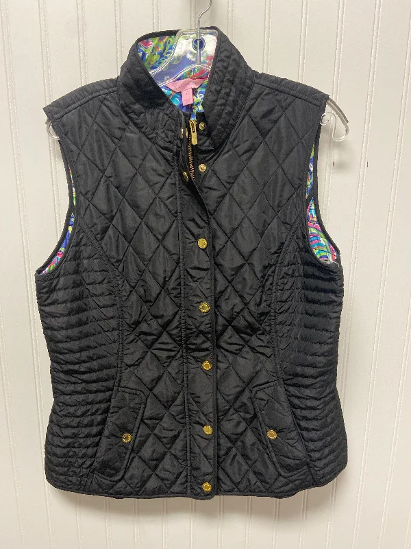 Final Markdown Vest Designer By Lilly Pulitzer In Black, Size: L