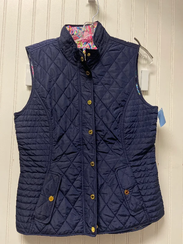 Lowest Price Vest Designer By Lilly Pulitzer In Blue, Size: L