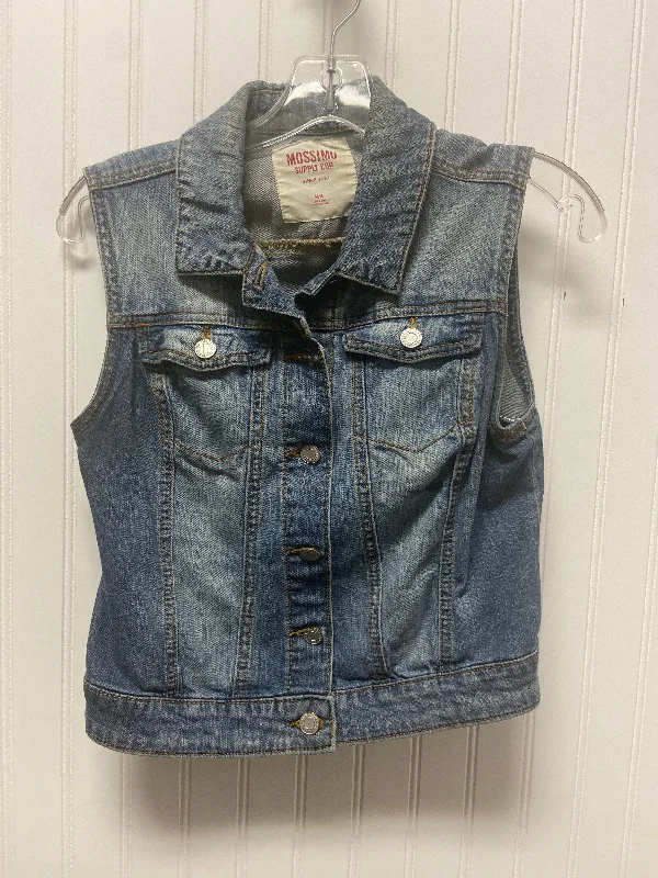 Quick Sale Vest Other By Mossimo In Blue Denim, Size: M