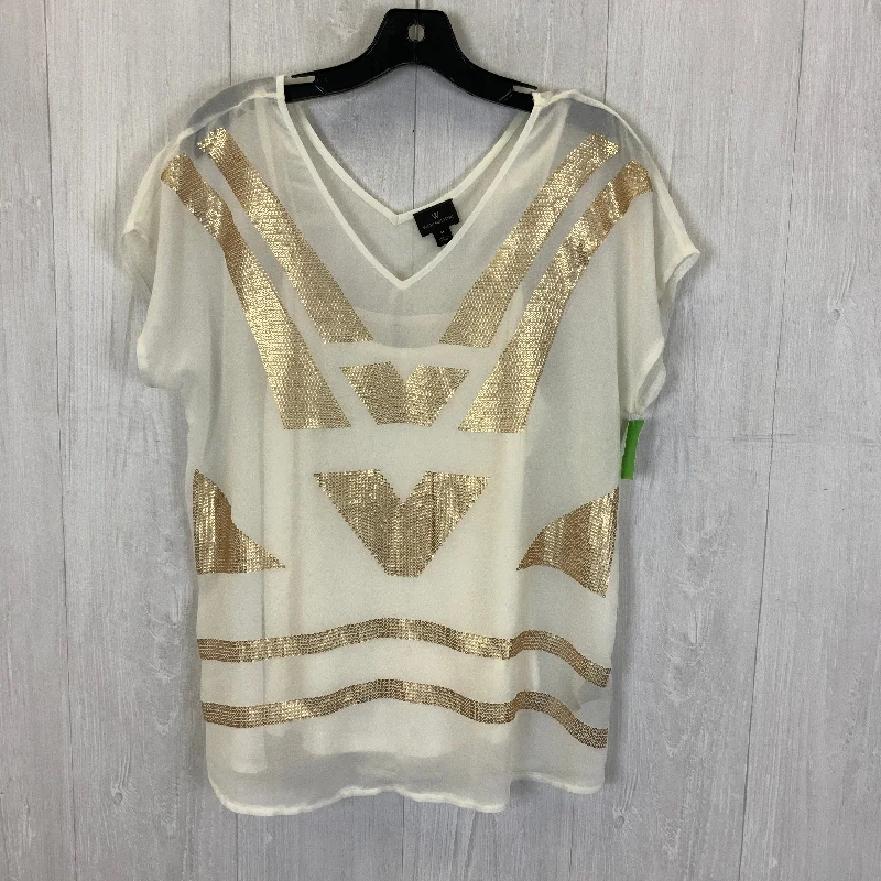 Crazy Deals White Top Short Sleeve Worthington, Size M