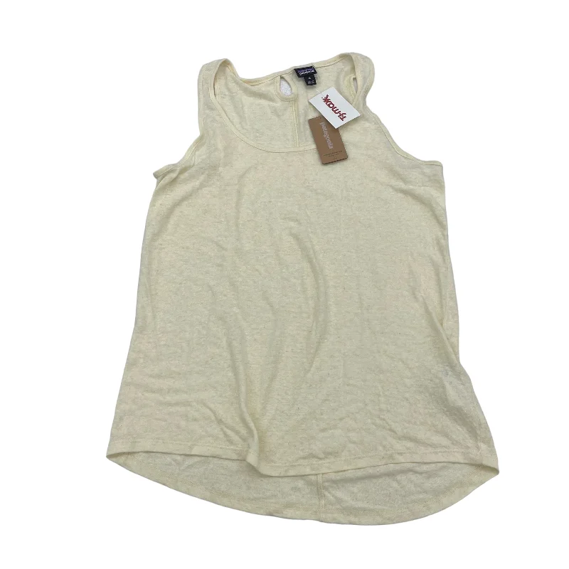 Clearance Event YELLOW PATAGONIA ATHLETIC TANK TOP, Size M