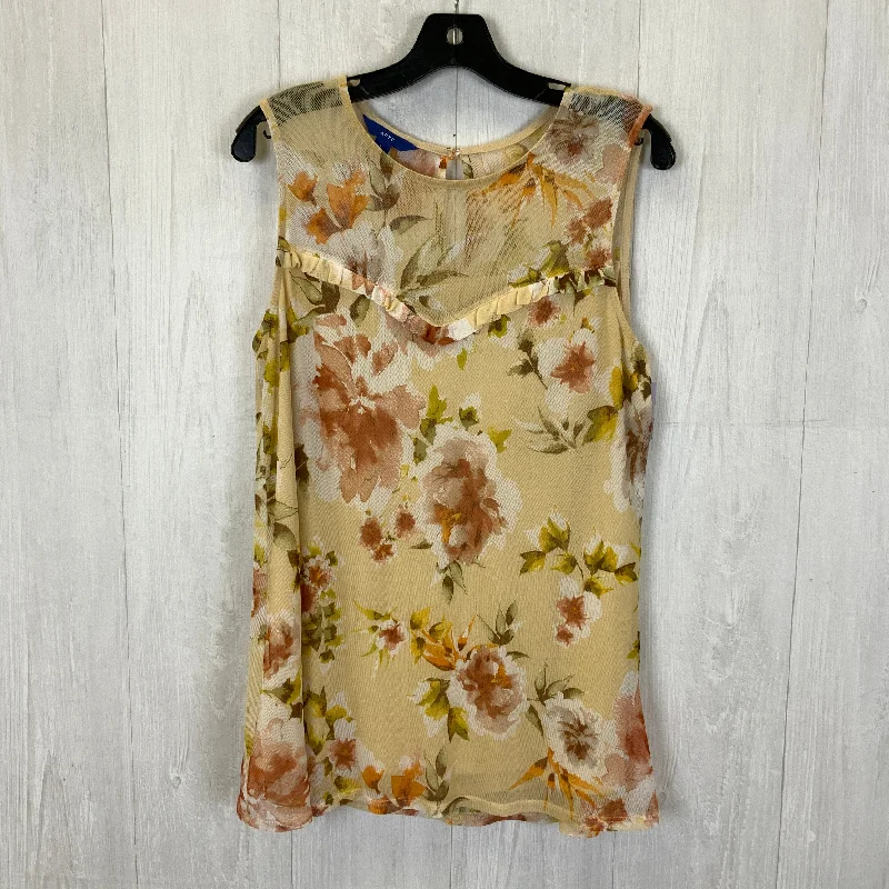 Low Prices Yellow Top Sleeveless Apt 9, Size L