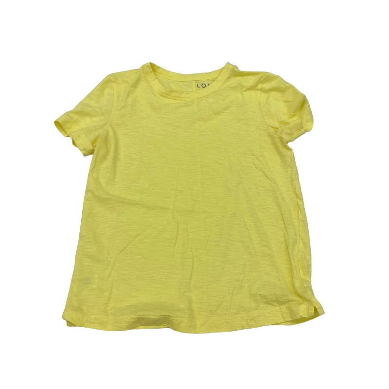 Today’s Deal YELLOW TOP SS BASIC by LOFT Size:S