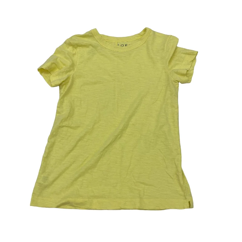Time-Limited Offer YELLOW TOP SS BASIC by LOFT Size:XS