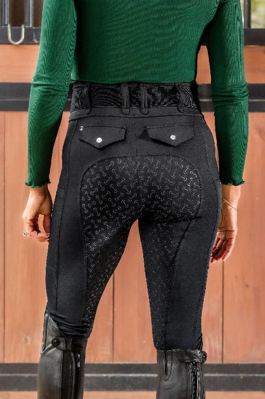 Massive Deals Canter Culture Athletic Breeches - Black Beauty