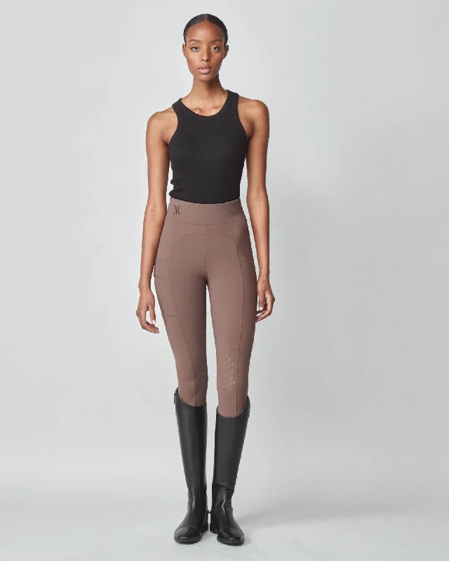 Holiday Sale Yagya Compression Pull-On Breeches Brown